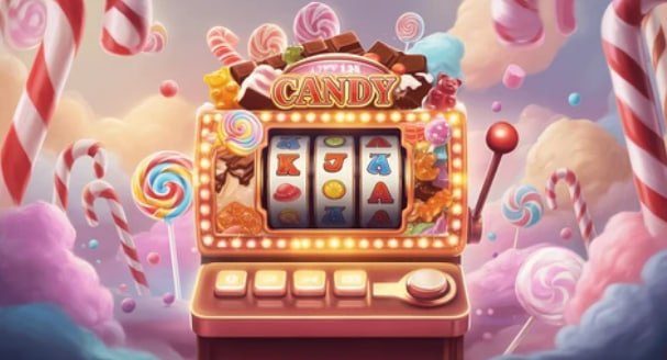 Ilustrasi permainan slot online populer di topengtoto dengan fitur modern